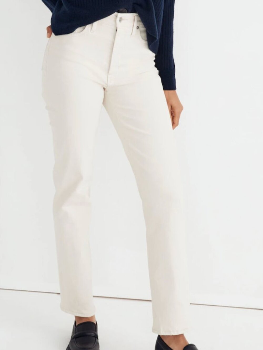 The Perfect Vintage Straight Jean in Vintage Canvas Wash